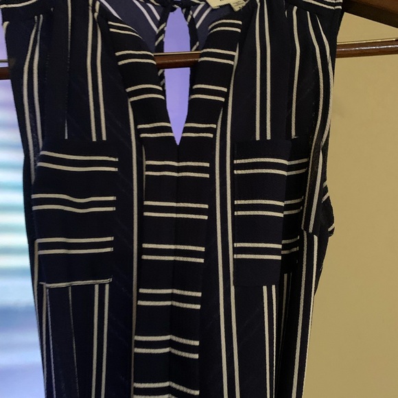 Blue & White striped Pantsuit - Picture 4 of 5